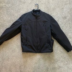 Motorcycle coat with zip-in liner.  size 3X.